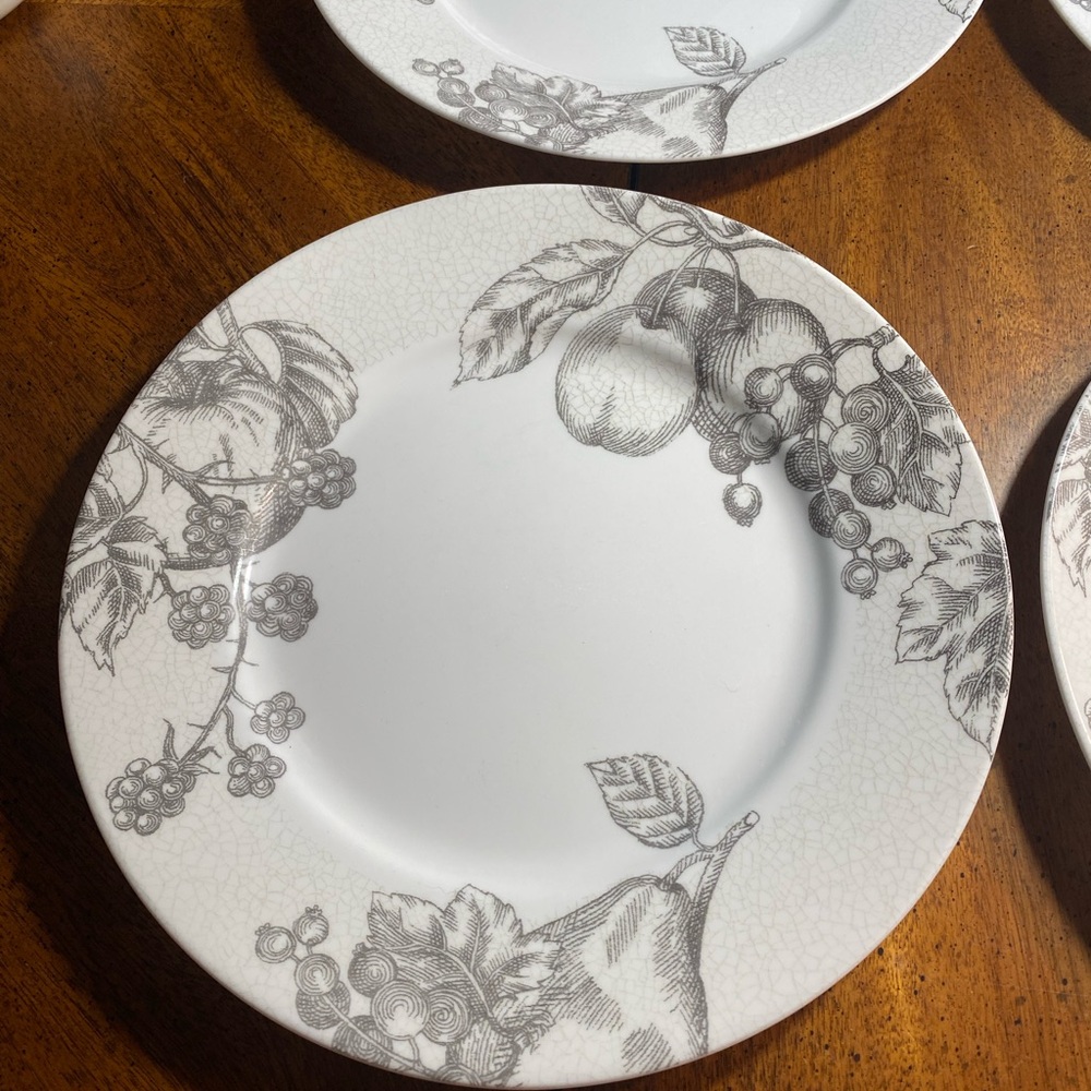 Corelle Gray Antique linen 10 3/4”Dinner Plate